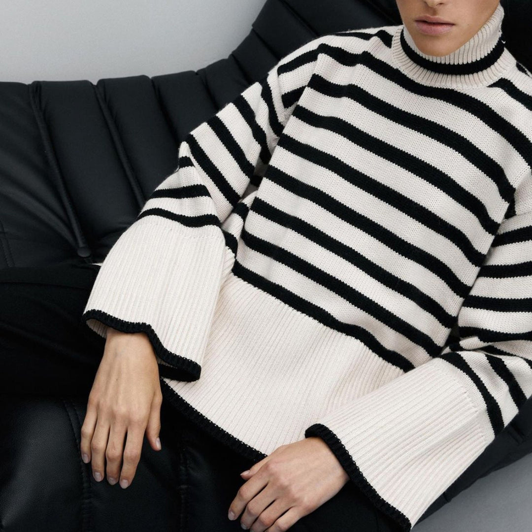 MALLORY | COSY STRIPED OVERSIZED SWEATER