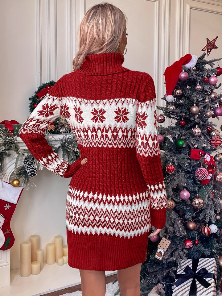 Maria | Christmas Sweater Dress