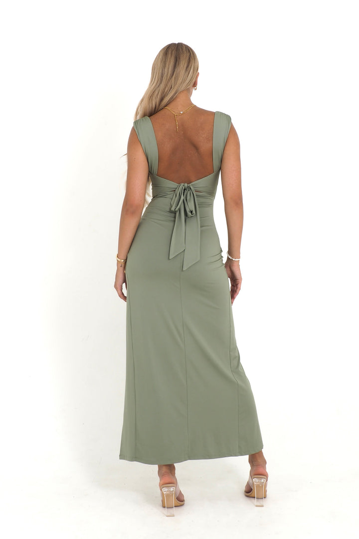 MIRELLA | SCULPTED MAXI DRESS