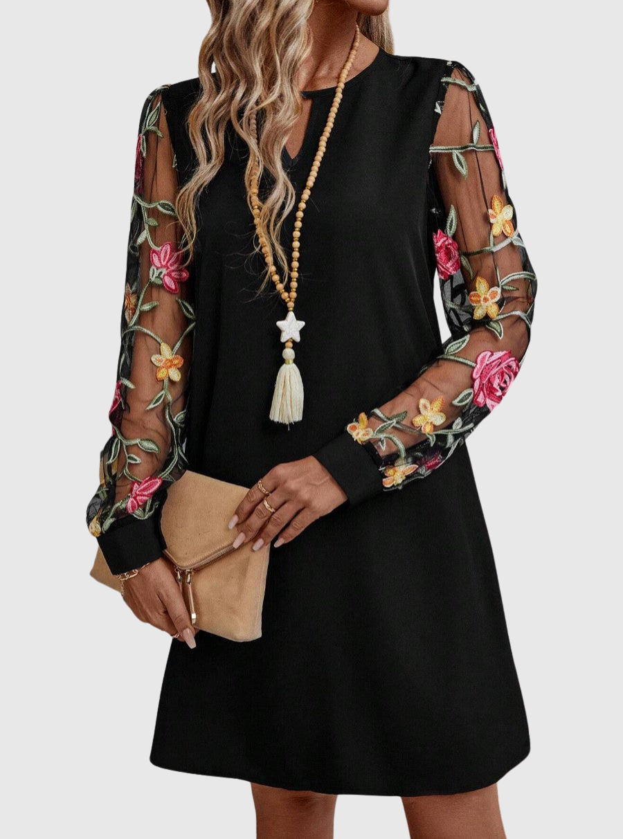 Lily | Floral V-Neck Dress