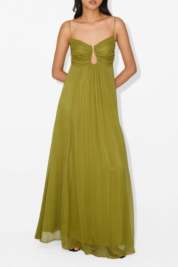 AMELINE | KEYHOLE MAXI DRESS