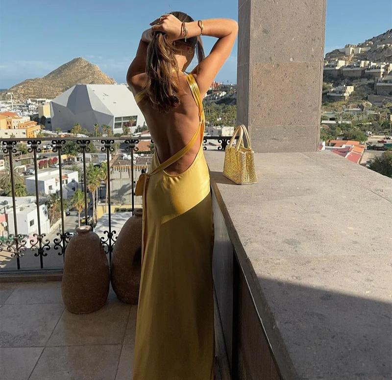 Paulina | Elegant Lace Up Off-Shoulder Dress