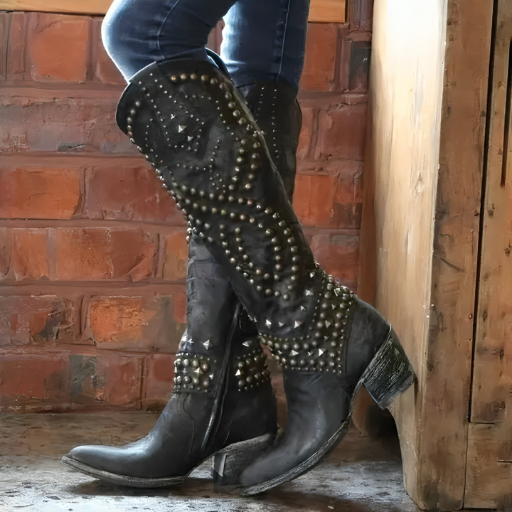 Camilla | Premium Leather Western Boots