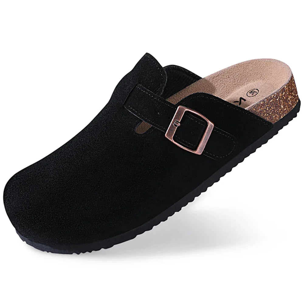 Naomi | Orthopaedic Suede Clogs