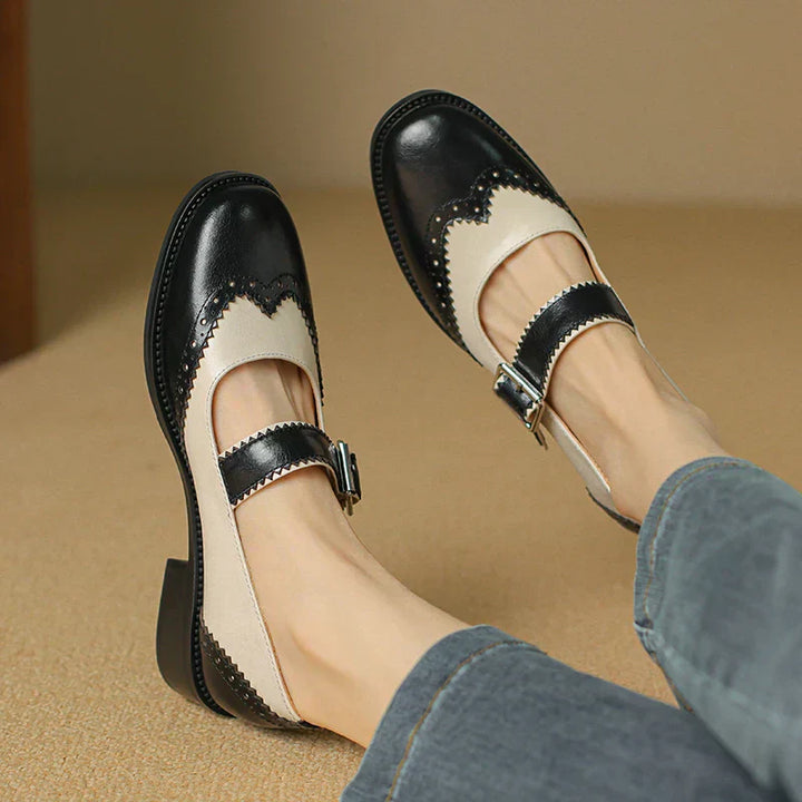 Miana | Leather Mary Jane Shoes