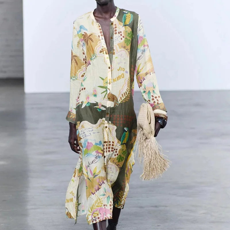 LEANDRA | TROPICAL PRINT CO-ORD SET