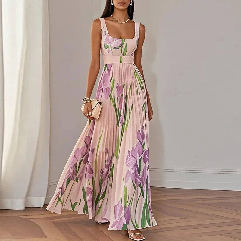 Isla | Elegant Floral Maxi Dress
