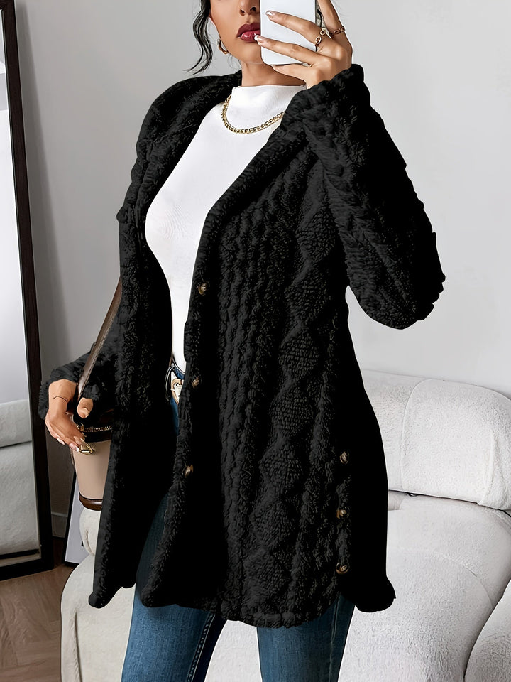 Jessica | Plush Hooded Cardigan