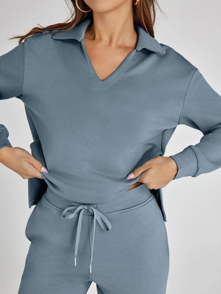 Dora | Casual Long Sleeve Two-piece Set